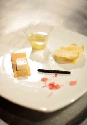 <b>Chef in Concerto: il congresso di alta cucina - Primo giorno  © Alice Ostan</b> - Senza zucchero: Strudel di mele della 5° dimensione (stelvia, cannella)